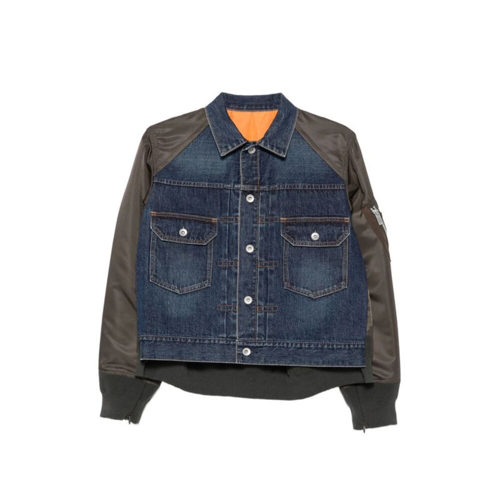 Sacai Blue Jackets - Bomber Jackets Women